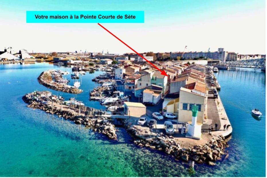 Le Barreur Maison Authentique Setoise La Pointe Courte, Bord De Mer, Climatisee, Parking Gratuit Proximite